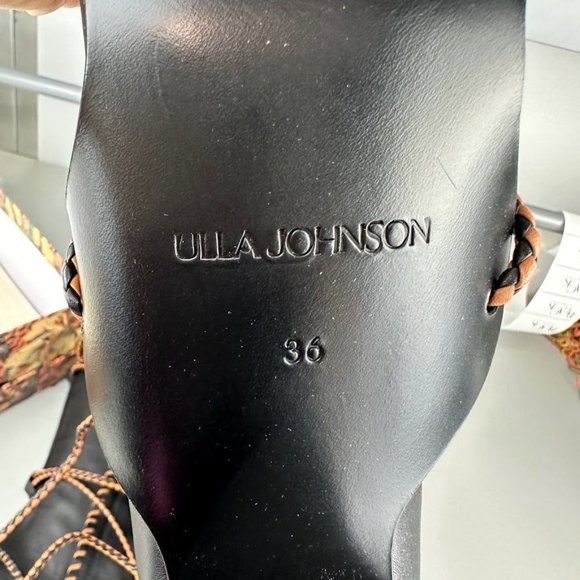 Ulla Johnson Atlas Moccasin High Heel Boot in Noir - Picture 8 of 9